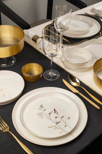Kutahya Porcelain Bone V-Form 27-Piece Dinner Set – Angelica
