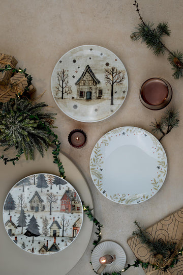 Kutahya Porcelain Nostalgia 6-Person Dessert Plate Set